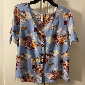 Perseption Concept Short Sleeve Blouse